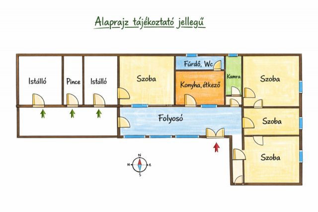 Eladó családi ház, Pátkán 42.9 M Ft, 3+1 szobás