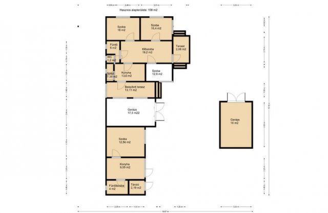 Eladó családi ház, Komáromban 49.9 M Ft, 3 szobás