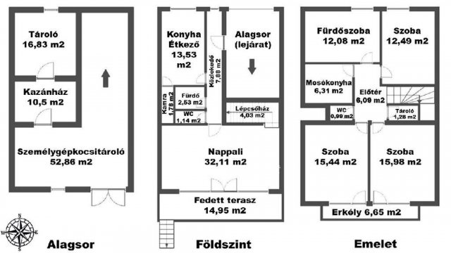 Eladó ikerház, Egerben 140 M Ft, 4 szobás / költözzbe.hu