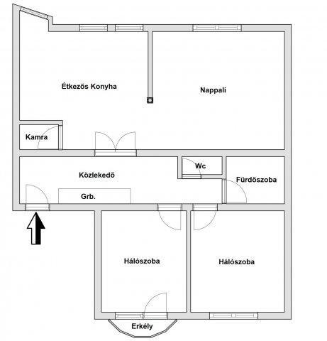 Kiadó téglalakás, albérlet, Zalaegerszegen 195 E Ft / hó