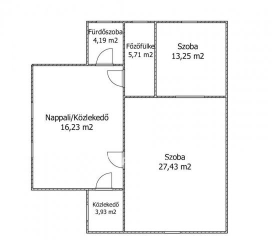 Eladó családi ház, Fábiánsebestyénben 7.5 M Ft, 1+1 szobás