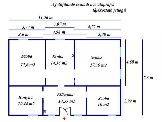 Eladó családi ház, Jászkarajenőn 4.99 M Ft, 3+1 szobás