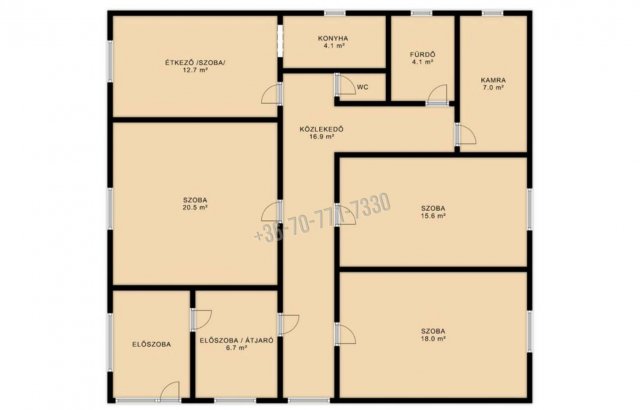 Eladó családi ház, Kerecsenden 15.9 M Ft, 4 szobás