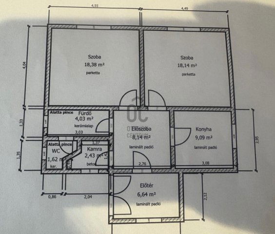 Eladó téglalakás, Zalaegerszegen 43.9 M Ft, 2 szobás