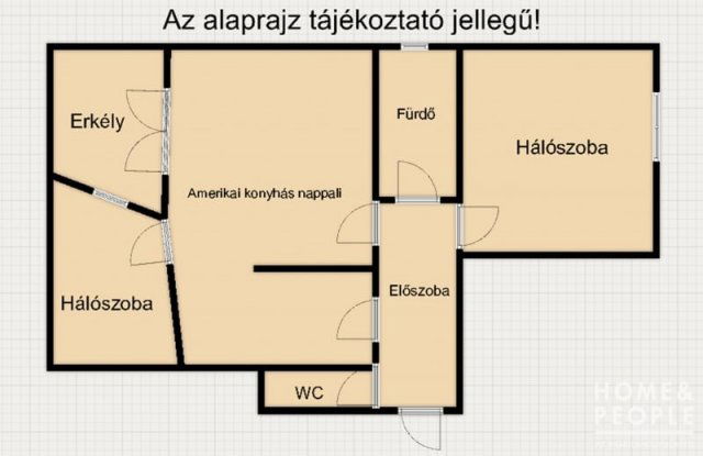 Eladó téglalakás, Szegeden 73.9 M Ft, 2 szobás