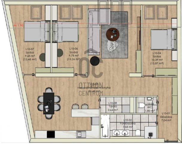 Eladó téglalakás, Szolnokon 102.376 M Ft, 4 szobás