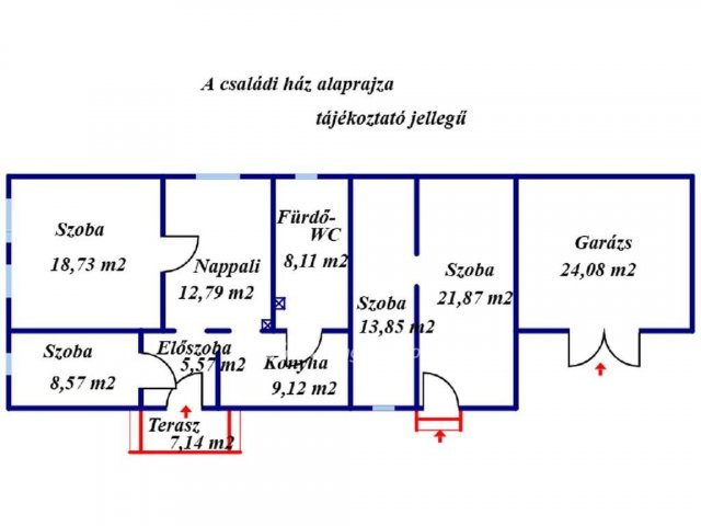 Eladó családi ház, Abonyban 32 M Ft, 4+1 szobás