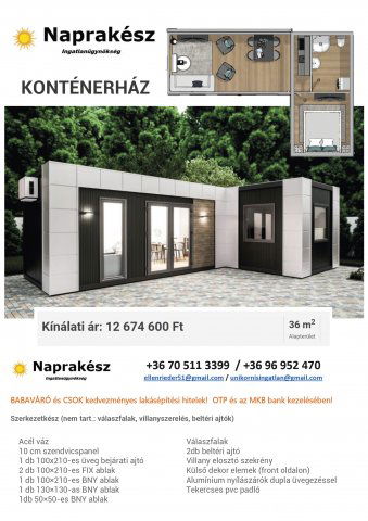 Eladó téglalakás, Mosonmagyaróváron 12.6 M Ft, 2+1 szobás