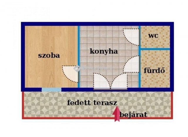 Eladó téglalakás, Szombathelyen 22.99 M Ft, 1 szobás