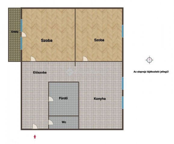 Eladó téglalakás, Zalaegerszegen 43.99 M Ft, 2 szobás