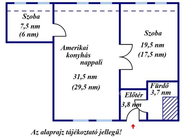 Eladó téglalakás, Gyulán 59.9 M Ft, 1+1 szobás