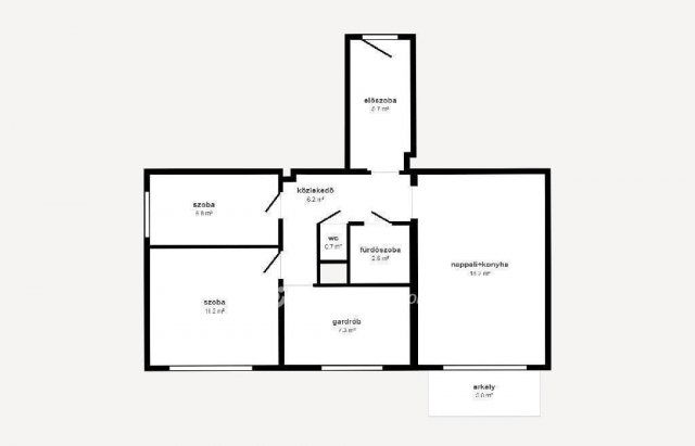 Eladó panellakás, Miskolcon 57.9 M Ft, 2+1 szobás
