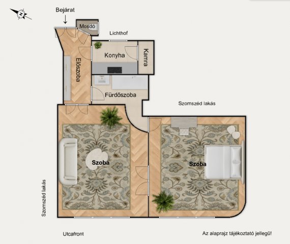 Eladó téglalakás, Budapesten, V. kerületben 225 M Ft, 2 szobás