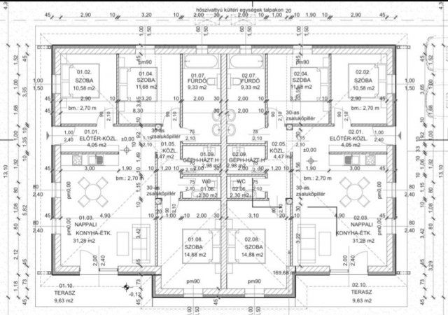 Eladó ikerház, Szolnokon 69.9 M Ft, 3 szobás