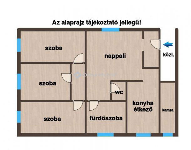 Eladó családi ház, Pápán 45.8 M Ft, 4 szobás