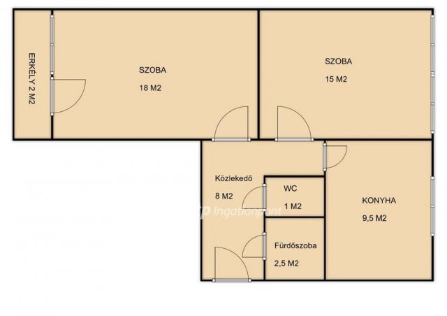 Eladó panellakás, Nyíregyházán 39.9 M Ft, 2 szobás