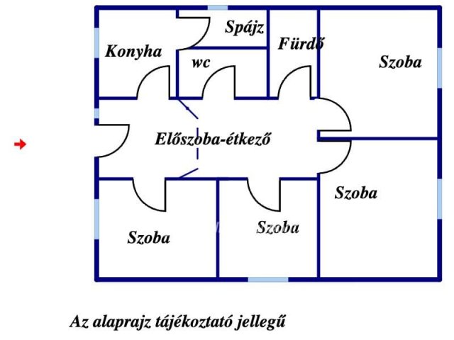 Eladó családi ház, Szolnokon 57.5 M Ft, 3+1 szobás