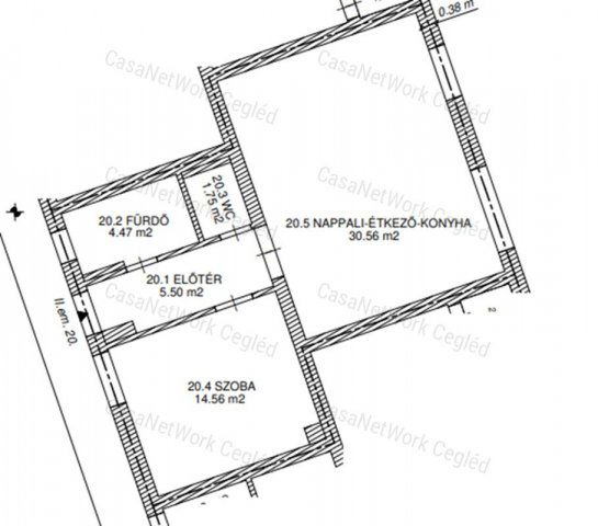 Eladó téglalakás, Szolnokon 65.55 M Ft, 2 szobás