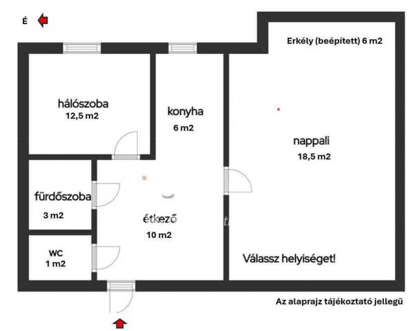 Eladó panellakás, Budapesten, III. kerületben 68.5 M Ft, 2 szobás