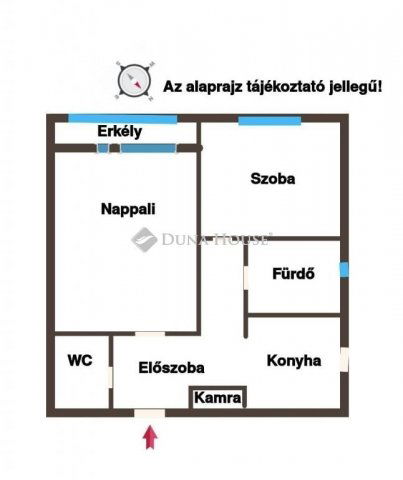 Eladó téglalakás, Budapesten, IX. kerületben 71.9 M Ft, 2 szobás