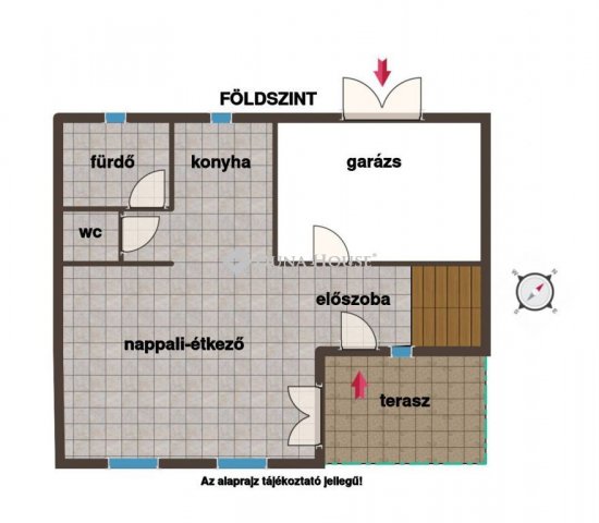 Eladó ikerház, Pázmándon 96 M Ft, 1+3 szobás