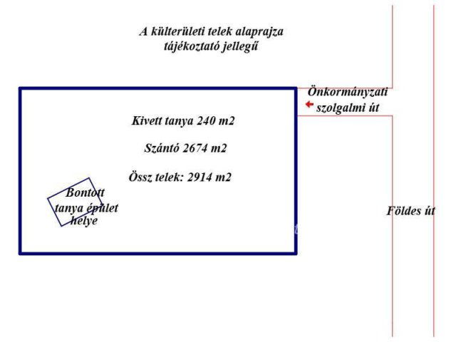 Eladó telek, Lakitelken 4.5 M Ft / költözzbe.hu