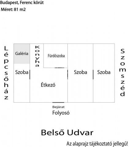 Kiadó téglalakás, albérlet, Budapesten, IX. kerületben