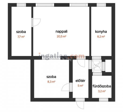 Eladó téglalakás, Budapesten, XIII. kerületben 94.99 M Ft