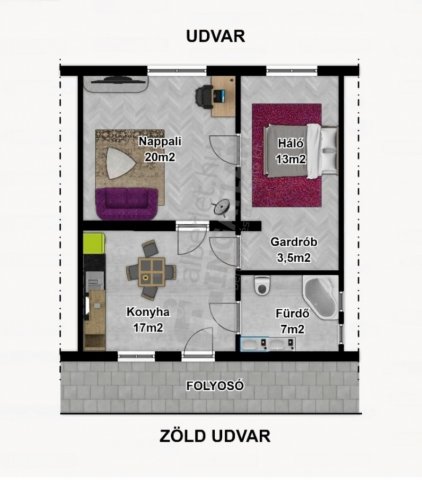 Kiadó téglalakás, albérlet, VIII. kerületben, Illés utcában