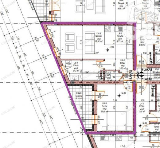 Eladó téglalakás, Kecskeméten 66 M Ft, 2 szobás