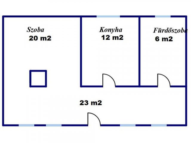 Eladó családi ház, Pécsett 52 M Ft, 1 szobás