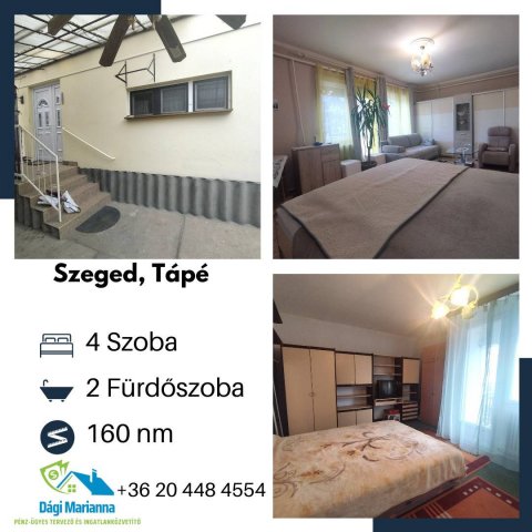 Eladó családi ház, Szegeden 98 M Ft, 3+1 szobás