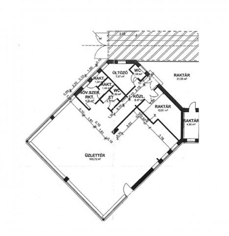 Eladó üzlethelyiség, Hódmezővásárhelyen 45 M Ft