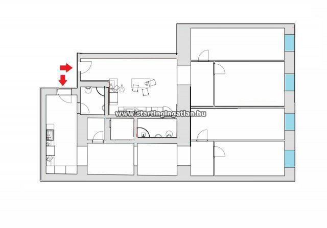 Eladó téglalakás, Budapesten, VIII. kerületben, Szilágyi utcában