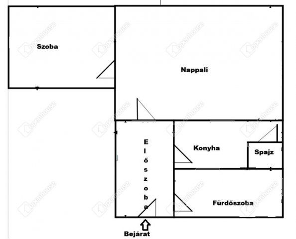 Eladó téglalakás, Miskolcon 26.9 M Ft, 2 szobás