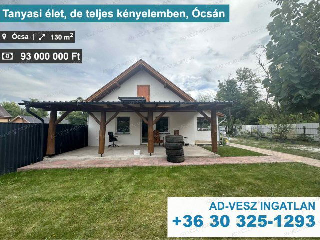 Eladó mezogazdasagi ingatlan, Ócsán 93 M Ft, 4 szobás