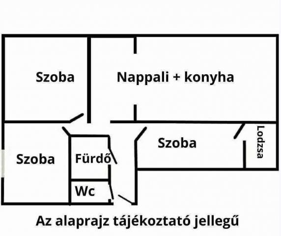 Eladó panellakás, Székesfehérvárott 62.9 M Ft, 3 szobás