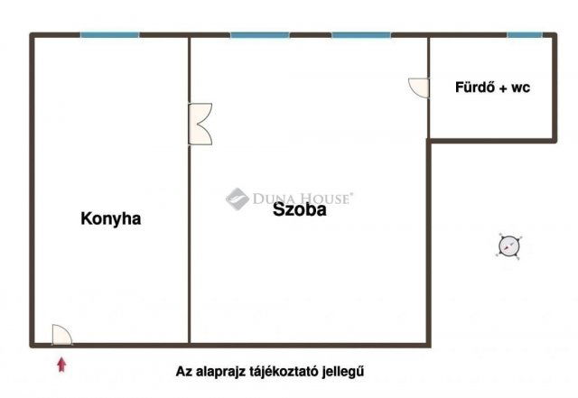 Eladó téglalakás, Budapesten, V. kerületben 79.9 M Ft, 1 szobás