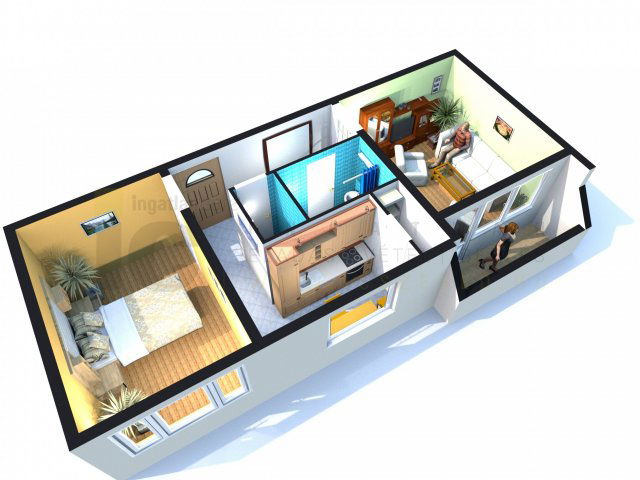 Kiadó panellakás, albérlet, Szegeden 140 E Ft / hó, 2 szobás