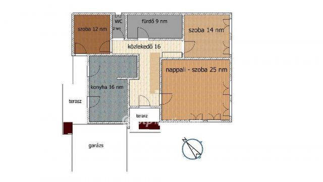 Eladó családi ház, Áporkán 79.9 M Ft, 3 szobás