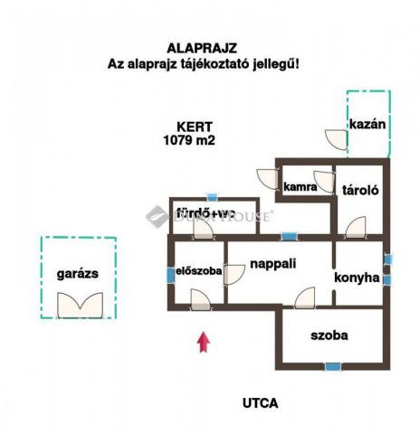 Eladó családi ház, Ócsán 33.9 M Ft, 2 szobás