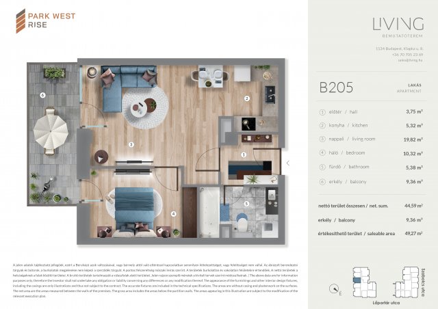 Eladó téglalakás, Budapesten, XIII. kerületben, Szabolcs utcában