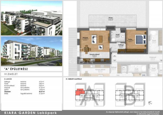 Eladó téglalakás, Szombathelyen 63.9 M Ft, 2 szobás