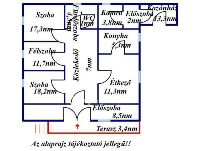 Eladó családi ház, Jászberényben 49.8 M Ft, 2+1 szobás