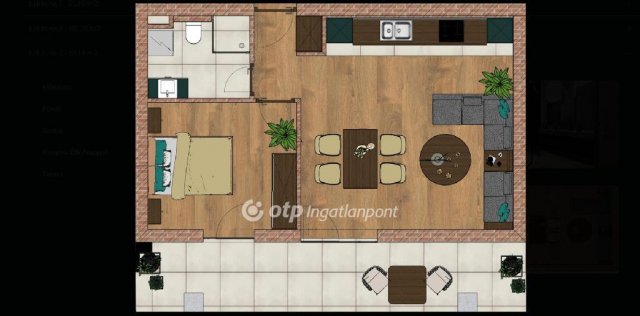 Eladó téglalakás, Balatonakarattyán 74.9 M Ft, 2 szobás