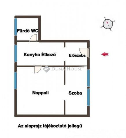 Eladó téglalakás, Budapesten, XXI. kerületben 35 M Ft, 2 szobás