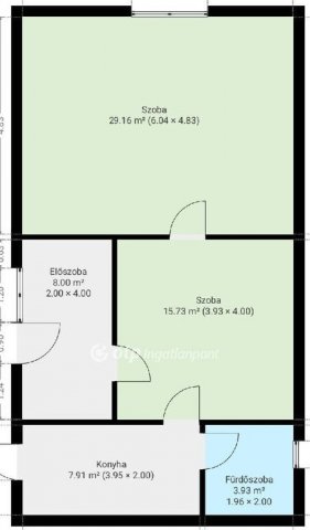 Eladó családi ház, Győrszemerén 37.5 M Ft, 2 szobás