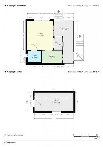 Eladó nyaraló, Döbröntén 55 M Ft, 1 szobás
