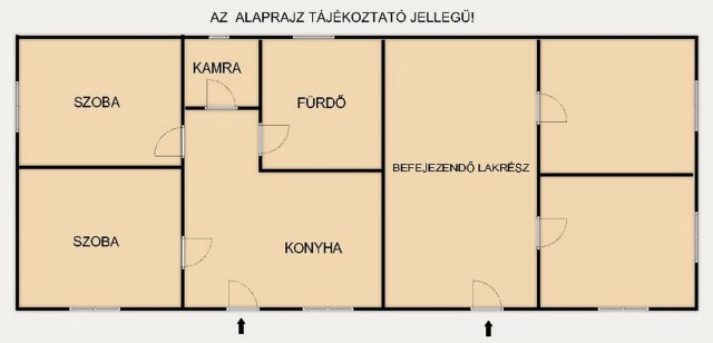Eladó családi ház, Tázláron 23 M Ft, 4 szobás