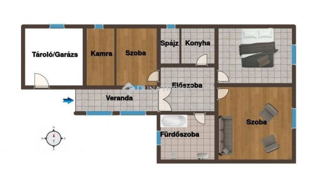 Eladó családi ház, Szilvágyon 28 M Ft, 2 szobás